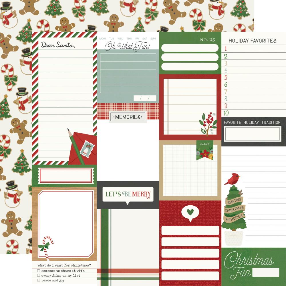 Hearth Holiday - Journaling Elements 30,5x30,5 cm - zum Schließen ins Bild klicken